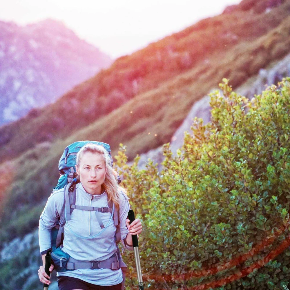 Trekkingo lazdos su pirštinėmis Best Sporting