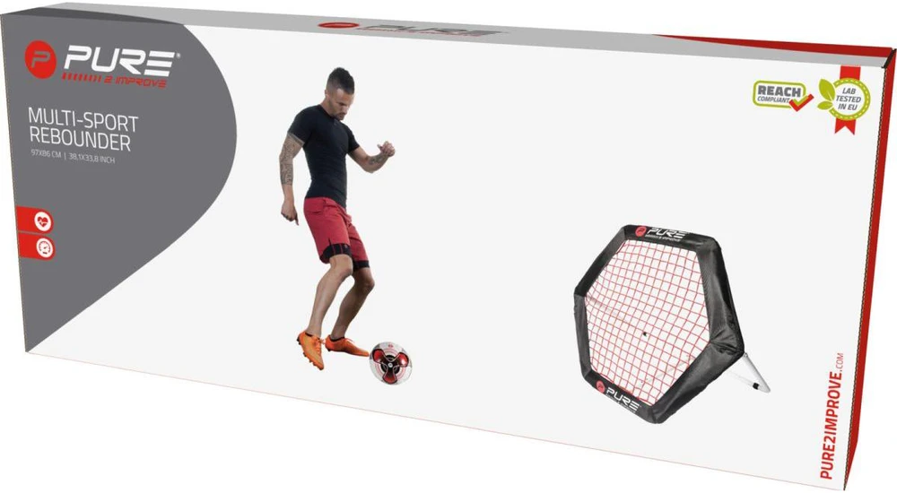 Pure Futbolo rebounderis hexagoninis 95x85 cm