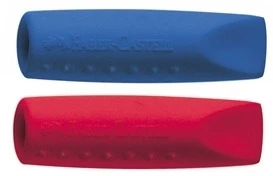 Trintukas – kamštelis pieštukui Faber-Castell Grip 2001, raudonos ir mėlynos spalvos, 2 vnt.