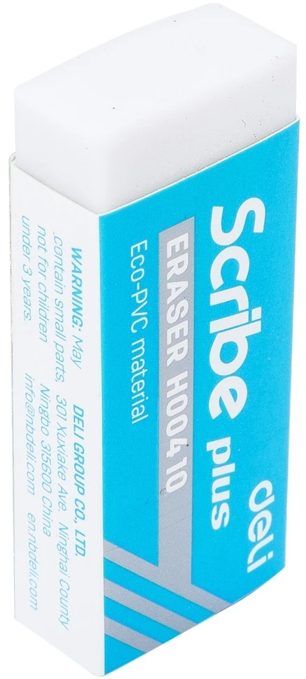 Trintukas DELI Scribe Plus Eco-PVC baltas