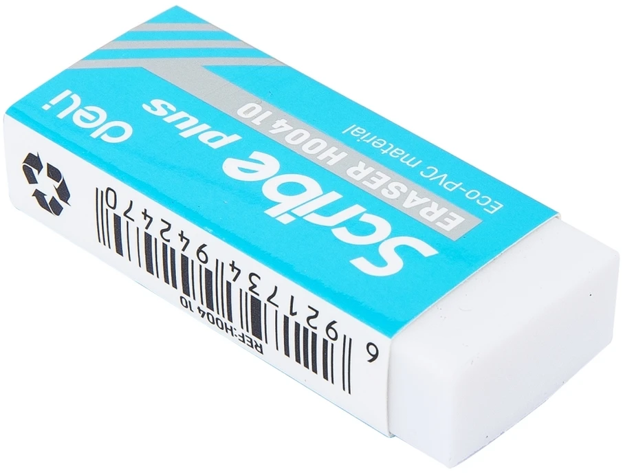 Trintukas DELI Scribe Plus Eco-PVC baltas