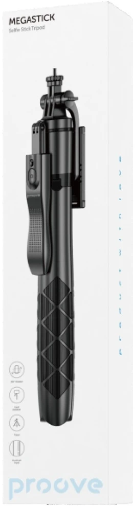 Tripod Selfie Stick Proove MegaStick juodos spalvos