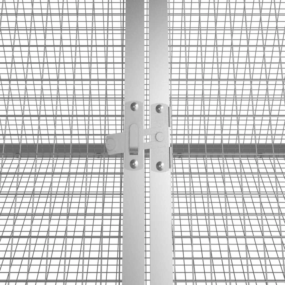 Triušių narvas, antracito, 504,5x80,5x71cm, plienas