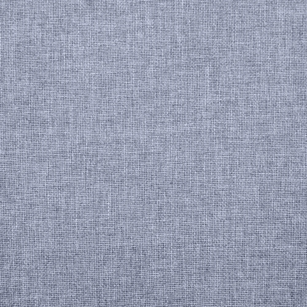 Trivietė sofa, audinys, šviesiai pilka