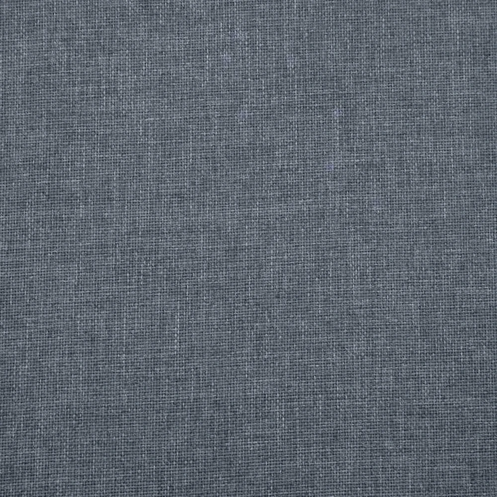 Trivietė sofa, audinys, tamsiai pilka