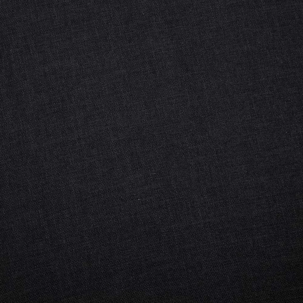 Trivietė sofa, juoda, audinys