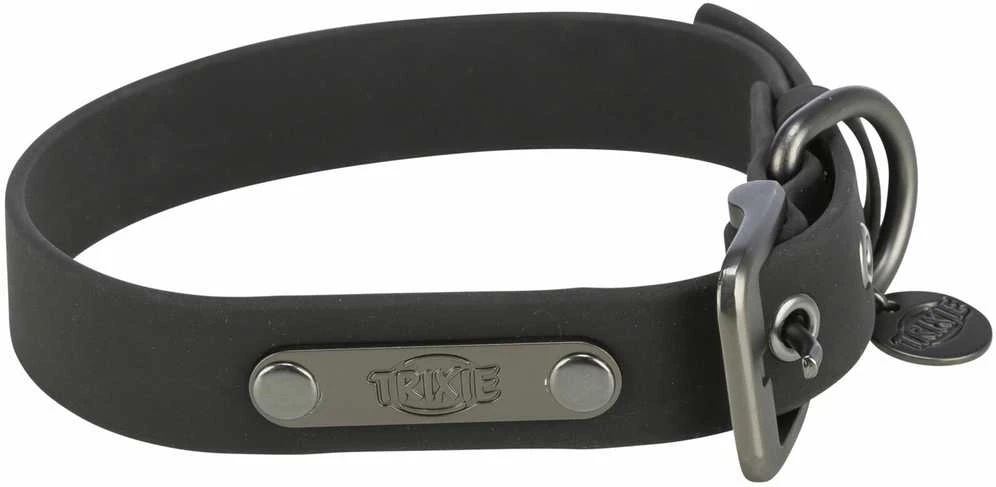 Trixie CityStyle antkaklis, PVC, M: 35-42 cm/20 mm, juodas