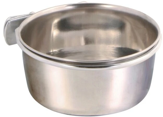 Trixie Dubenėlis metalinis 0.3l paukščiams 9 cm prisukamas