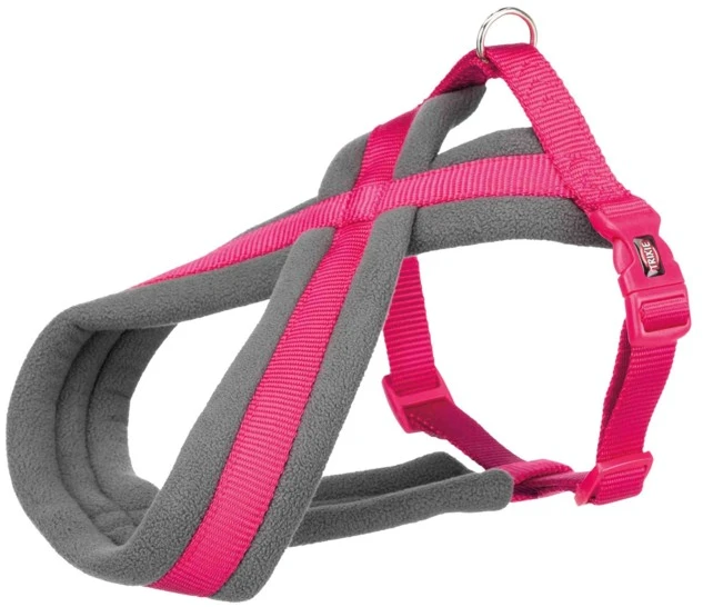 TRIXIE Premium touring petnešos, S-M 40-70cm/20mm, fuksija