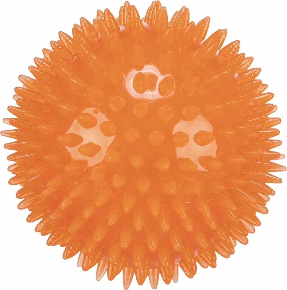 Trixie žaislas šuniui "kamuolys su spygliais", begarsis, TPR, 8 cm