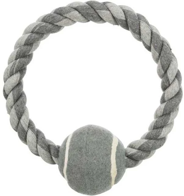 Trixie Žaislas Kamuolys teniso su virviniu ratu 18cm/6.4cm