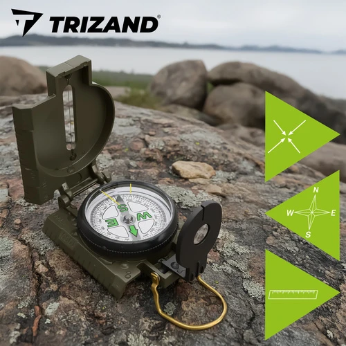 Trizand ISO TRADE Kompasas KM5717 Su Rotaciniu Limbu