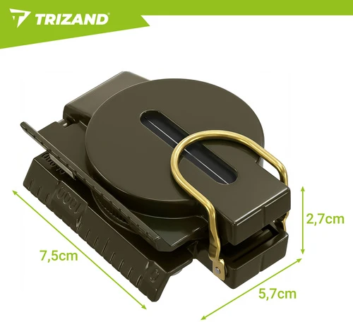 Trizand ISO TRADE Kompasas KM5717 Su Rotaciniu Limbu
