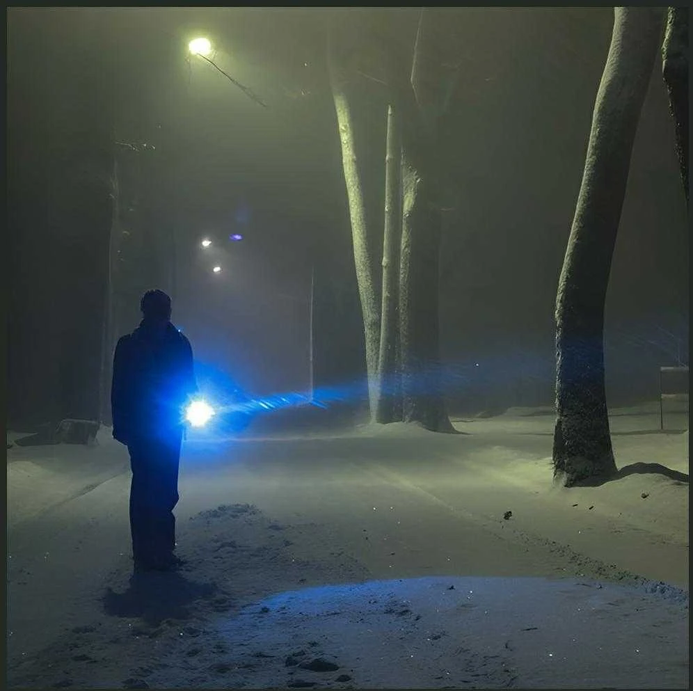 Trizand T6 Taktinis LED žibintuvėlis įkraunamas USB