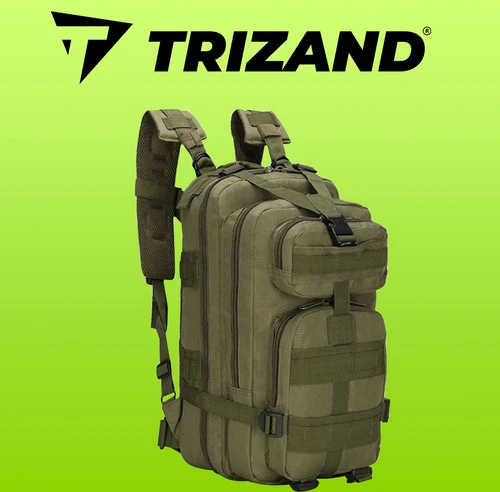Trizand XL žalia karinė kuprinė