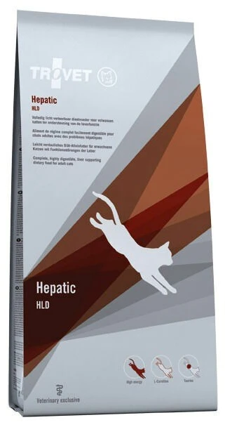 TROVET Hepatic HLD – sausas pašaras katei – 2,5kg