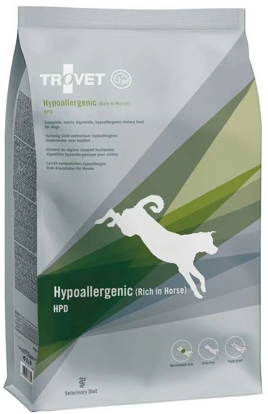 Šunų Maistas - TROVET Hipoalerginis HPD Arklys 3kg
