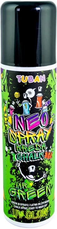Tuban Neo purškiami kreidiniai dažai - Geltona - 150 ml ( TU3546 )