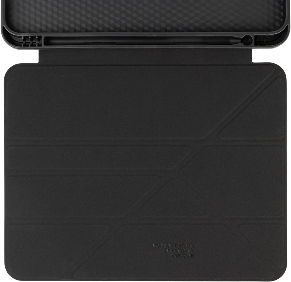 Tucano Bamboo do iPad 11" A16 (2025) / iPad 10.9" 10 gen. (2022) juoda