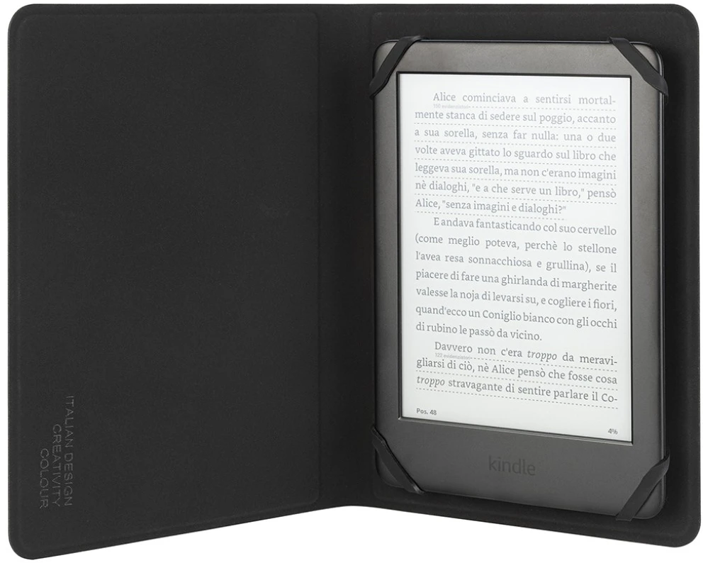 Tucano Lato dėklas, skirtas 7″ Kindle el. knygų skaityklei, juodos spalvos