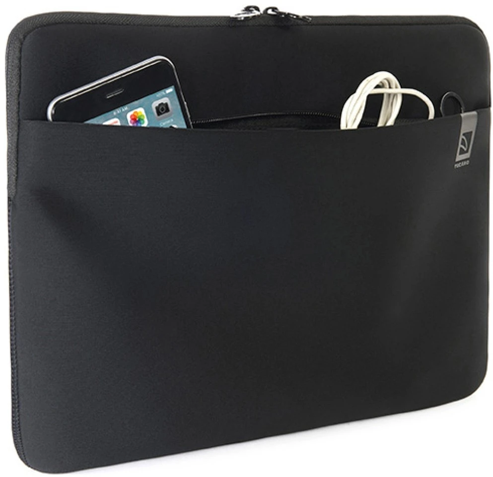 „Tucano Top Second Skin“ „Macbook Air 15“ (M3/M2/2024-2023) „Pro 15“ nešiojamasis kompiuteris, 14–13 colių, juodas