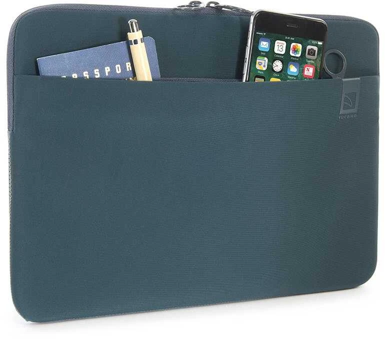 Tucano Top protective sleeve for 12/13" laptop, petrol mėlynas