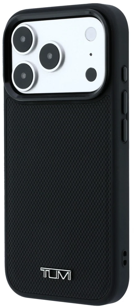 Tumi odinis „Ballistic“ rašto „MagSafe“ dėklas, skirtas iPhone 18 Pro Max / 17 Pro Max, juodas