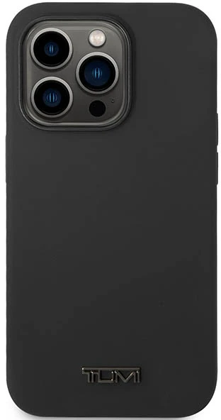 Tumi TUHCP14LSK iPhone 14 Pro 6.1″ juodos spalvos kietas dėklas Liquid Silicone