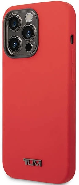 Sourcing „Tumi TUHCP14LSR iPhone 14 Pro 6.1“ raudonas kietas dėklas iš skysto silikono | Tiekimas