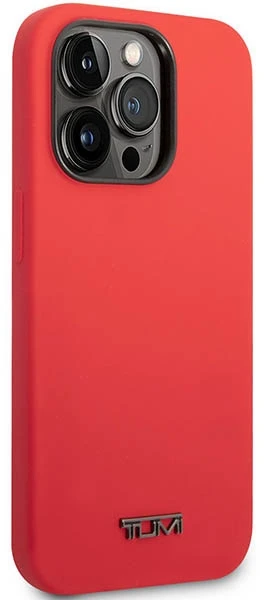 Sourcing „Tumi TUHCP14LSR iPhone 14 Pro 6.1“ raudonas kietas dėklas iš skysto silikono | Tiekimas