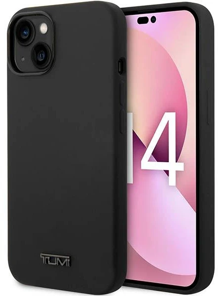 Tumi TUHCP14MSK iPhone 14 Plus / 15 Plus 6.7″ juodos spalvos kietas dėklas Liquid Silicone