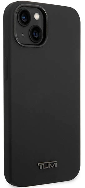 Tumi TUHCP14SSK Apple iPhone 14 / 15 / 13 6.1″ juodos spalvos kietas dėklas Liquid Silicone