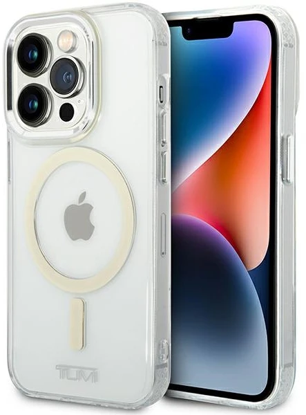 Tumi TUHMP14LUTT iPhone 14 Pro 6.1″ skaidrus kietas dėklas, suderinamas su MagSafe