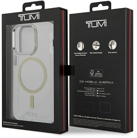Tumi TUHMP14XUTT Apple iPhone 14 Pro Max 6.7″ clear kietas dėklas skaidrus MagSafe