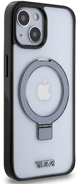 Tumi TUHMP15SSSFC Apple iPhone 15 / 14 / 13 6.1″ baltos spalvos kietas dėklas with skaidrus Ring Stand and MagSafe