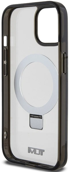 Tumi TUHMP15SSSFC Apple iPhone 15 / 14 / 13 6.1″ baltos spalvos kietas dėklas with skaidrus Ring Stand and MagSafe