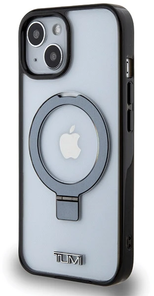 Tumi TUHMP15SSSFC Apple iPhone 15 / 14 / 13 6.1″ baltos spalvos kietas dėklas with skaidrus Ring Stand and MagSafe