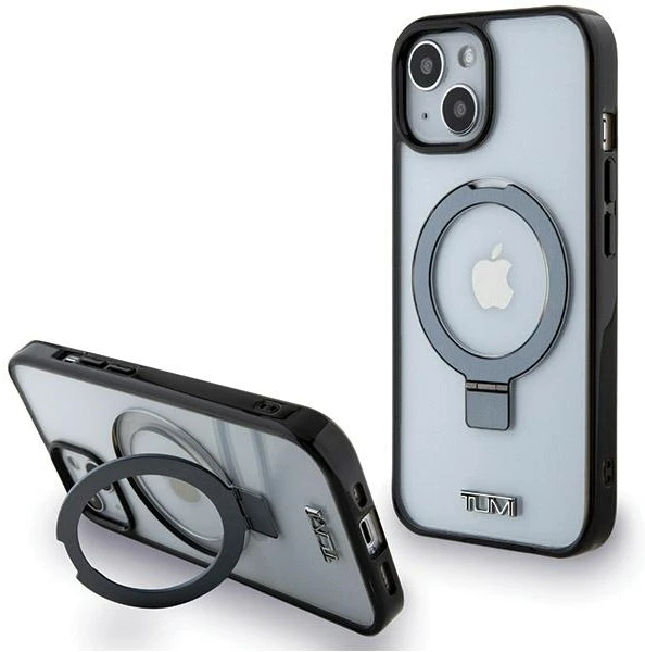 Tumi TUHMP15SSSFC Apple iPhone 15 / 14 / 13 6.1″ baltos spalvos kietas dėklas with skaidrus Ring Stand and MagSafe