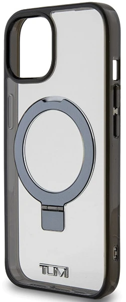 Tumi TUHMP15SSSFC Apple iPhone 15 / 14 / 13 6.1″ baltos spalvos kietas dėklas with skaidrus Ring Stand and MagSafe