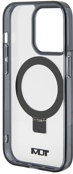 „Tumi TUHMP15XSSFC“ baltos spalvos kietas dėklas „Apple iPhone 15 Pro Max 6.7“ su permatomu žiediniu stovu ir „MagSafe“
