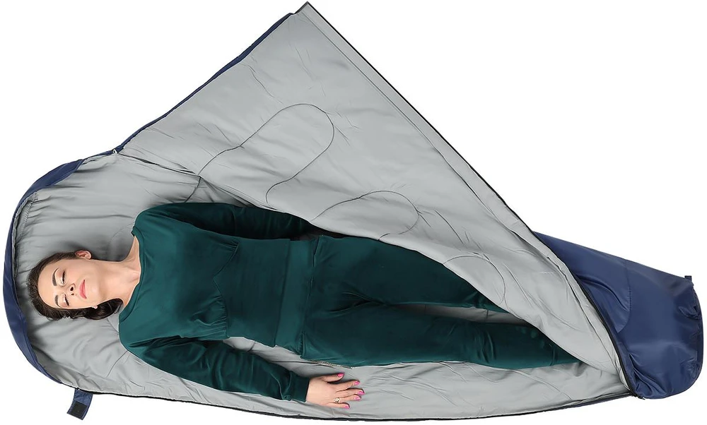 TURISTINIS MIEGMAIŠIS NEPAL SU KOMPRESIJA 210X80X50CM TAMSIAI MĖLYNAS ENERO CAMP 1045658