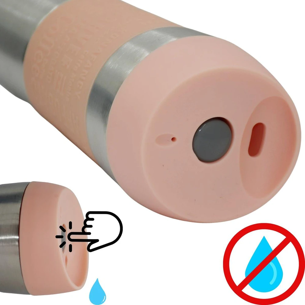 Excellent Houseware termopuodelis puikus virtuvės 350 ml rožinis