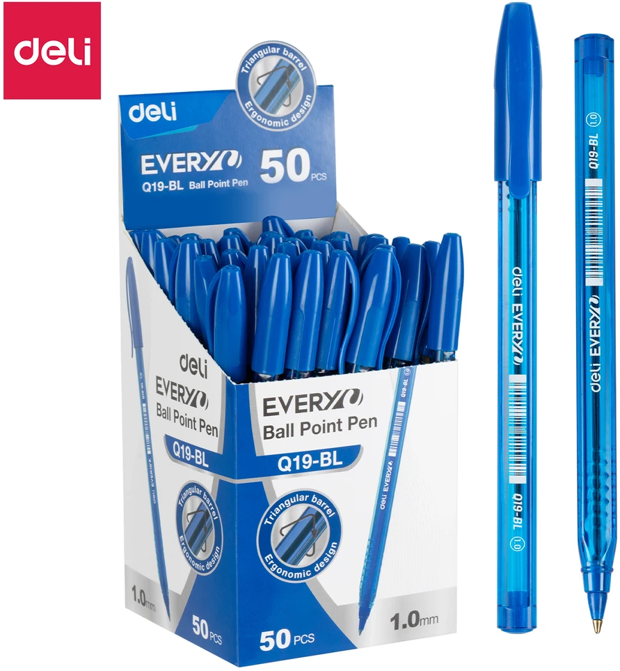 Tušinukas DELI Q19, 1,0 mm, mėlynos spalvos