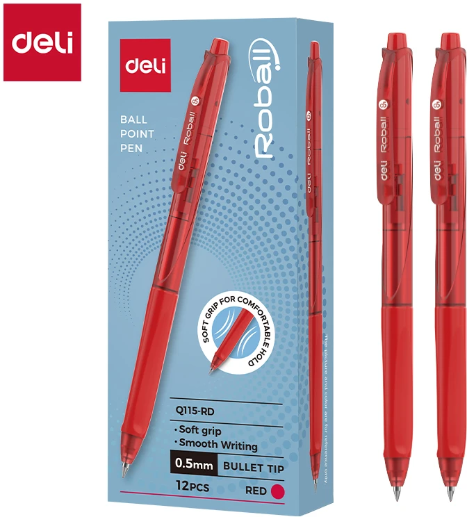 Tušinukas Deli Roball, 0.5mm raudonos spalvos