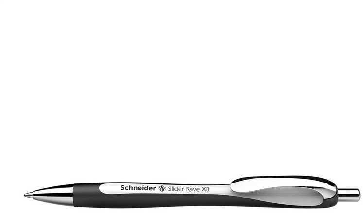 Tušinukas Schneider SLIDER RAVE POWER, balta/juoda, 1.4 mm