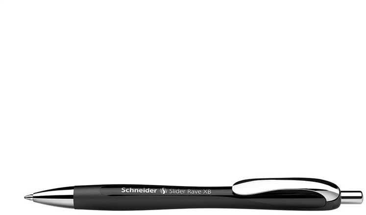 Tušinukas Schneider SLIDER RAVE POWER, juoda, 1.4 mm