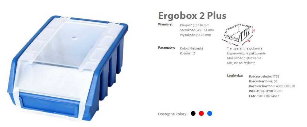 TV staliukas Patrol ERGOBOX PLUS 2 MĖLYNA, 118 x 161 x 75mm