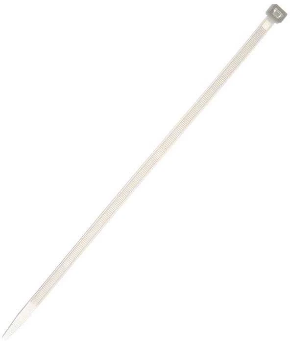 Tvirtinimo dirželis Elematic, 7,5 x 300 mm, baltas