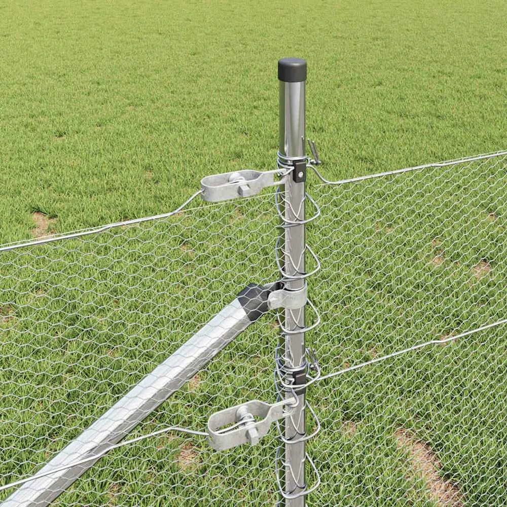 Hexagonal Fence with Post 10 x 0,4 m Galvanizuotas plienas