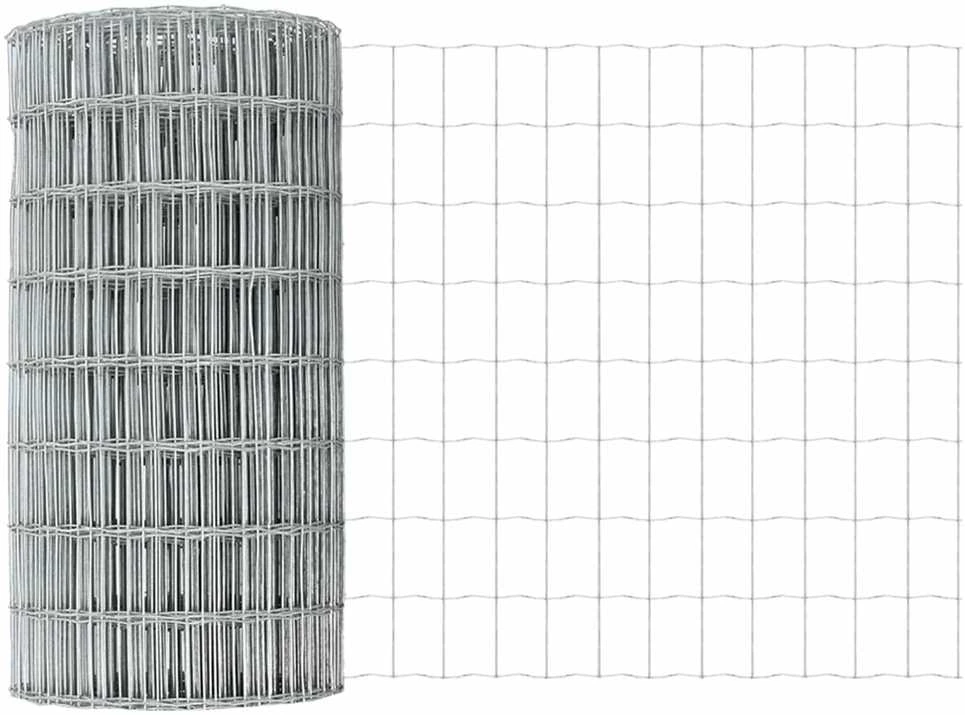 Euro tvoros su stulpu 10 x 0,8 m Galvanizuotas plienas